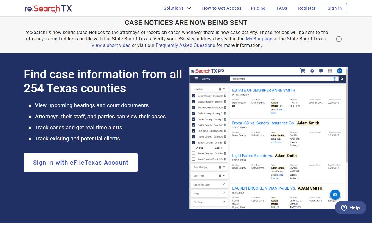 Lavaca County court records after arrest search on re:SearchTX